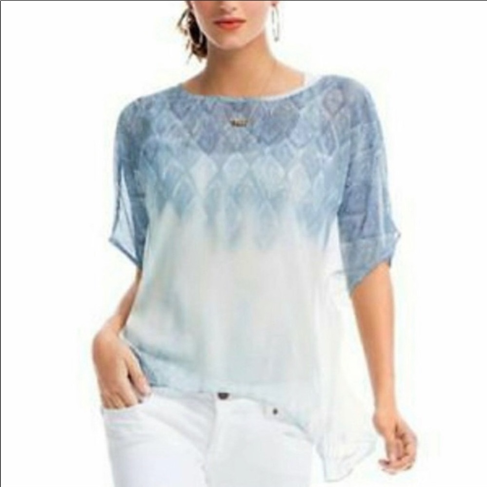 🔥FREE W $20 CAbi Sheer Dolman Ombré Fade Out Top!
